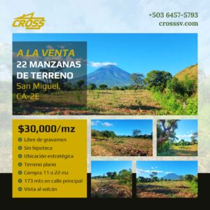 ¡Oportunidad Imperdible! Venta de 22 Manzanas de Terreno en San Miguel, CA-2E - $30,000 por cada manzana