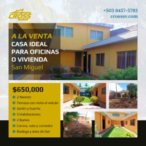 Casa en Venta en Barrio La Merced, San Miguel - Negociable