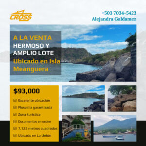 Terreno en Venta en Isla Meanguera, Golfo de La Unión, El Salvador