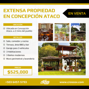 Hermosa Propiedad en Concepción Ataco